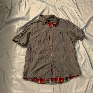 Ralph Lauren Men’s Short Sleeve Button Up-Size Large